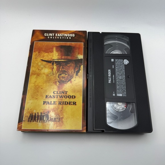Warner Home Video Other - Pale Rider VHS Clint Eastwood Collection Warner Home Video 1985 Western Movie